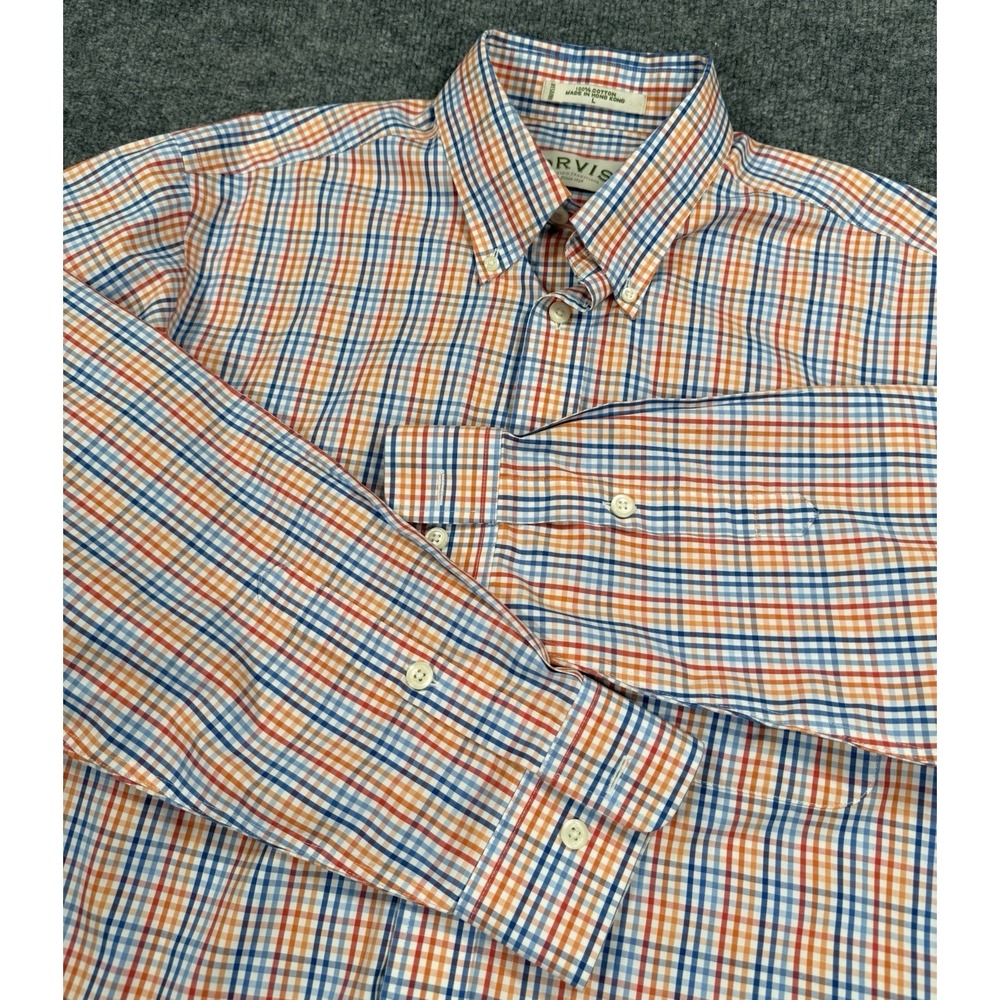 Vintage Plaid Button Up Shirt Americana Preppy Dad Country Club Yacht Heritage